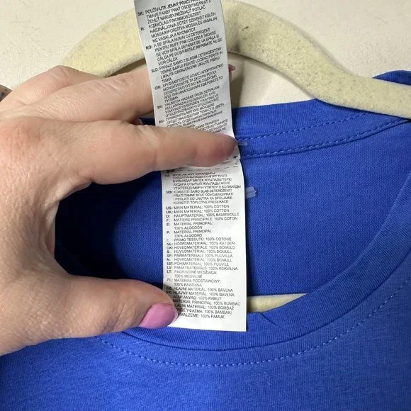 Reebok Blue Short Sleeve Graphic Shirt Men's 2XL - Picture 3 of 4